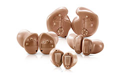 Small in ear hearing aids