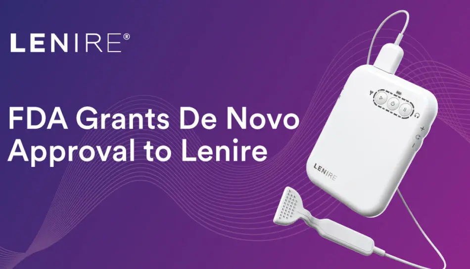 lenire device for tinnitus treatment